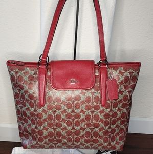 Coach Leather Tote